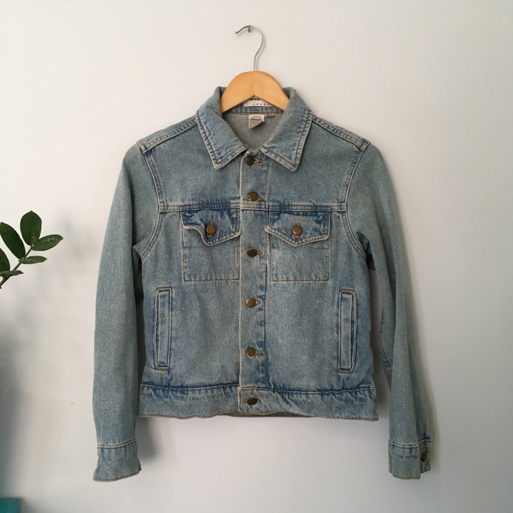American Apparel Light Wash Unisex Denim Jacket
